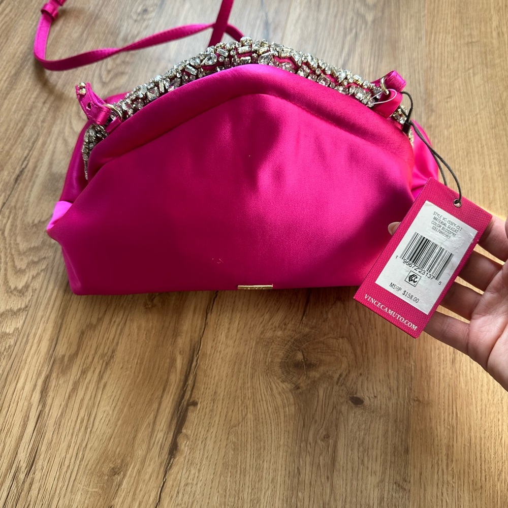 Vince Camuto Issey Clutch Pink